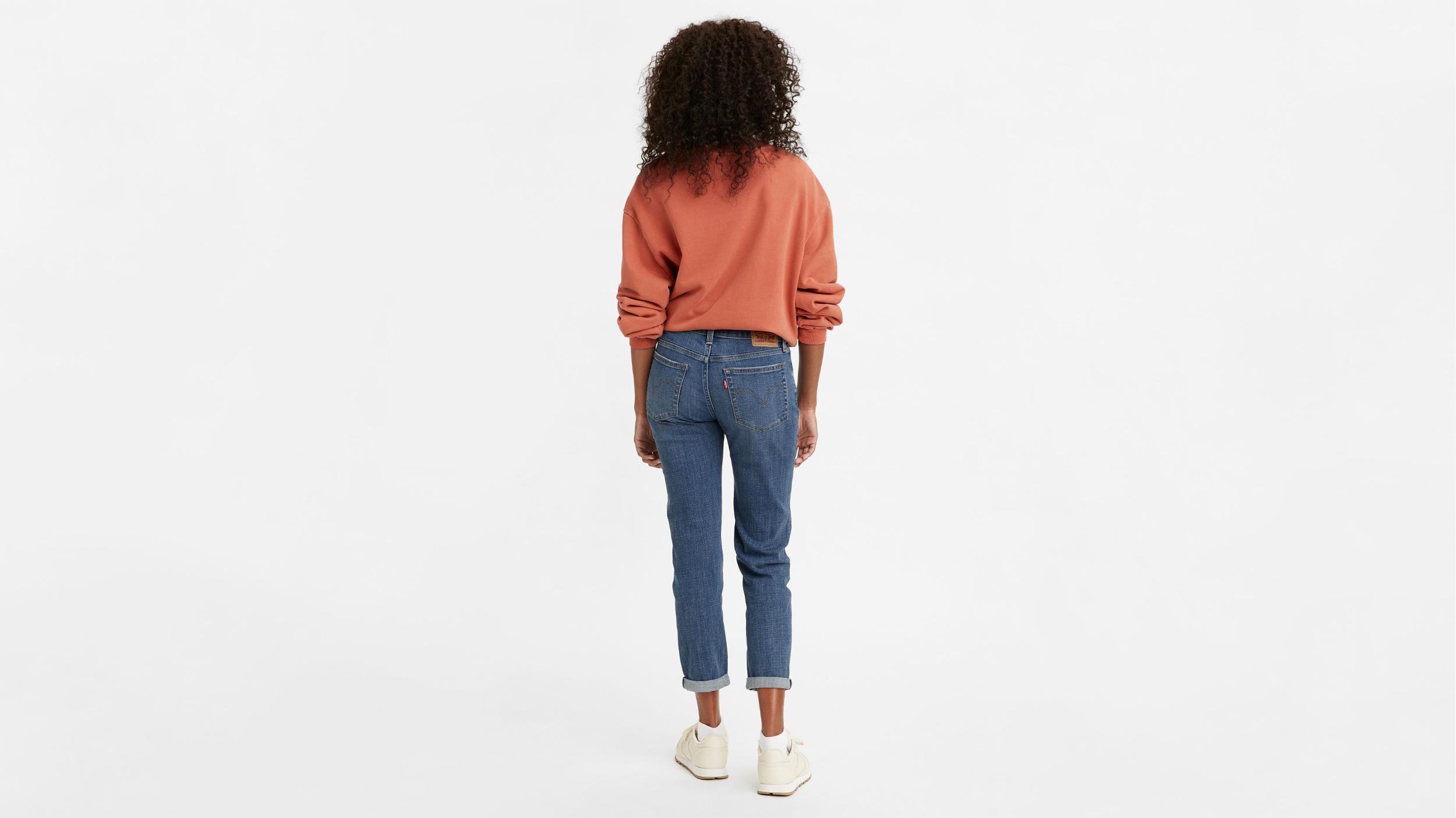 Boyfriend Mid Rise Women's Jeans Product Image