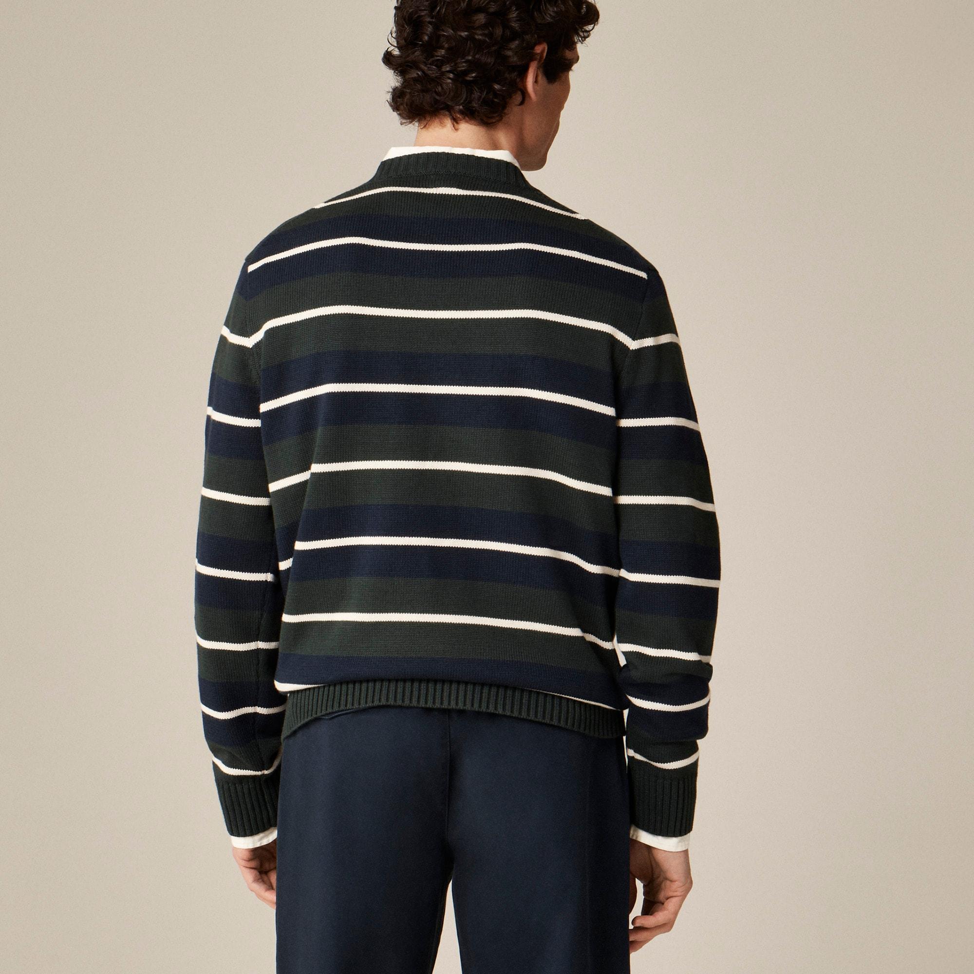 Heritage cotton sweater in stripe Product Image