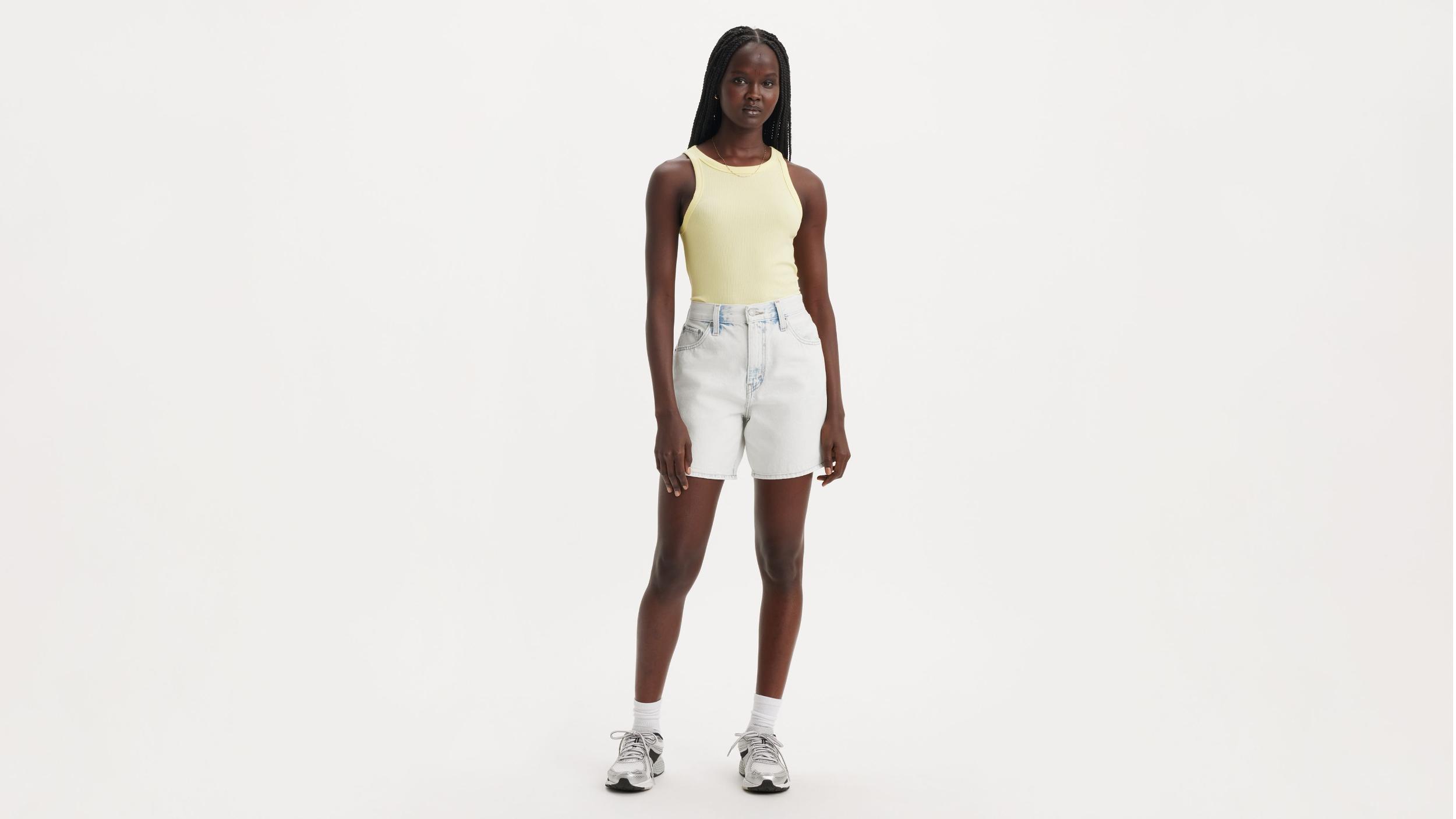 High Rise Baggy Women's Shorts Product Image