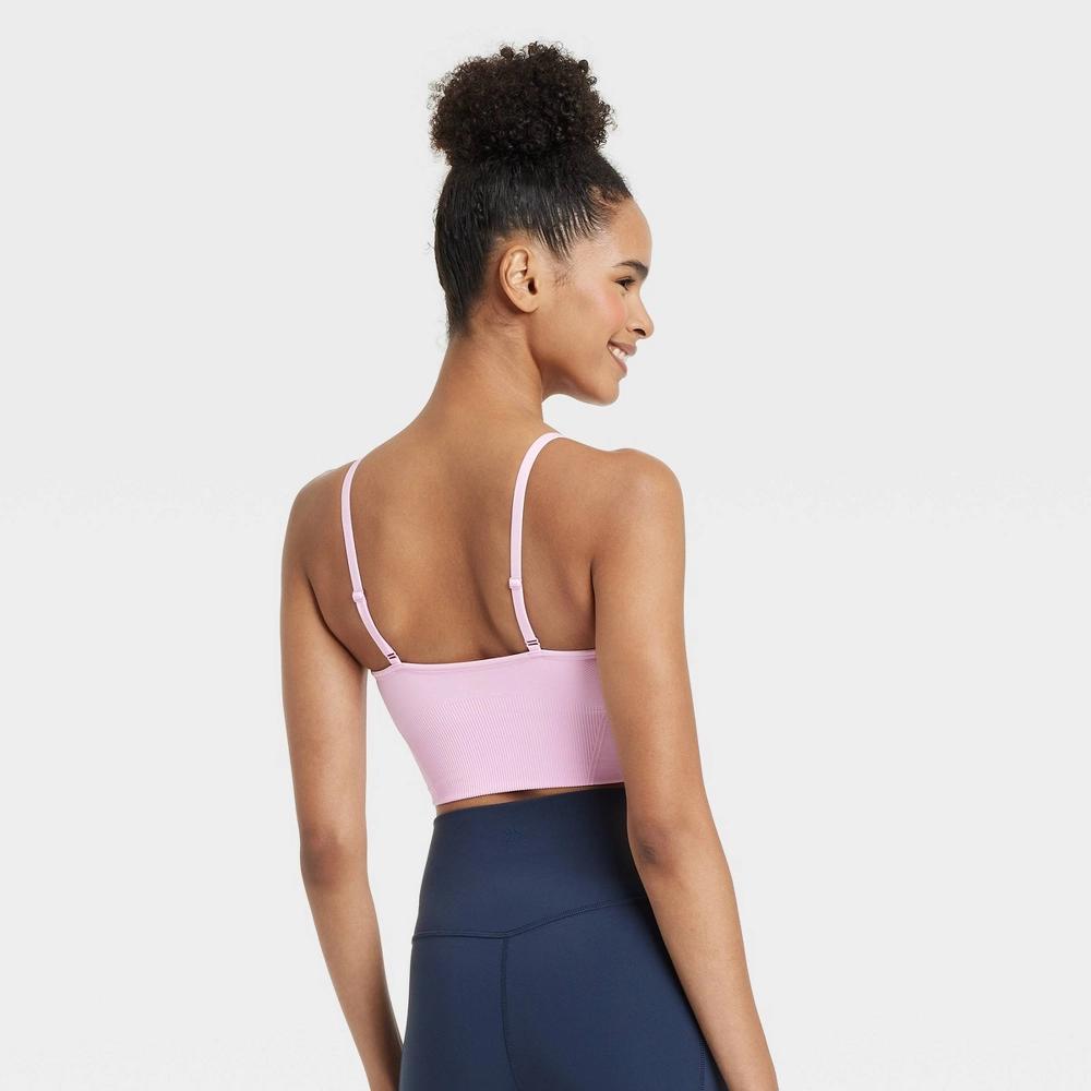 Womens Seamless Medium Support Cami Longline Sports Bra - All In Motion Light XL Product Image
