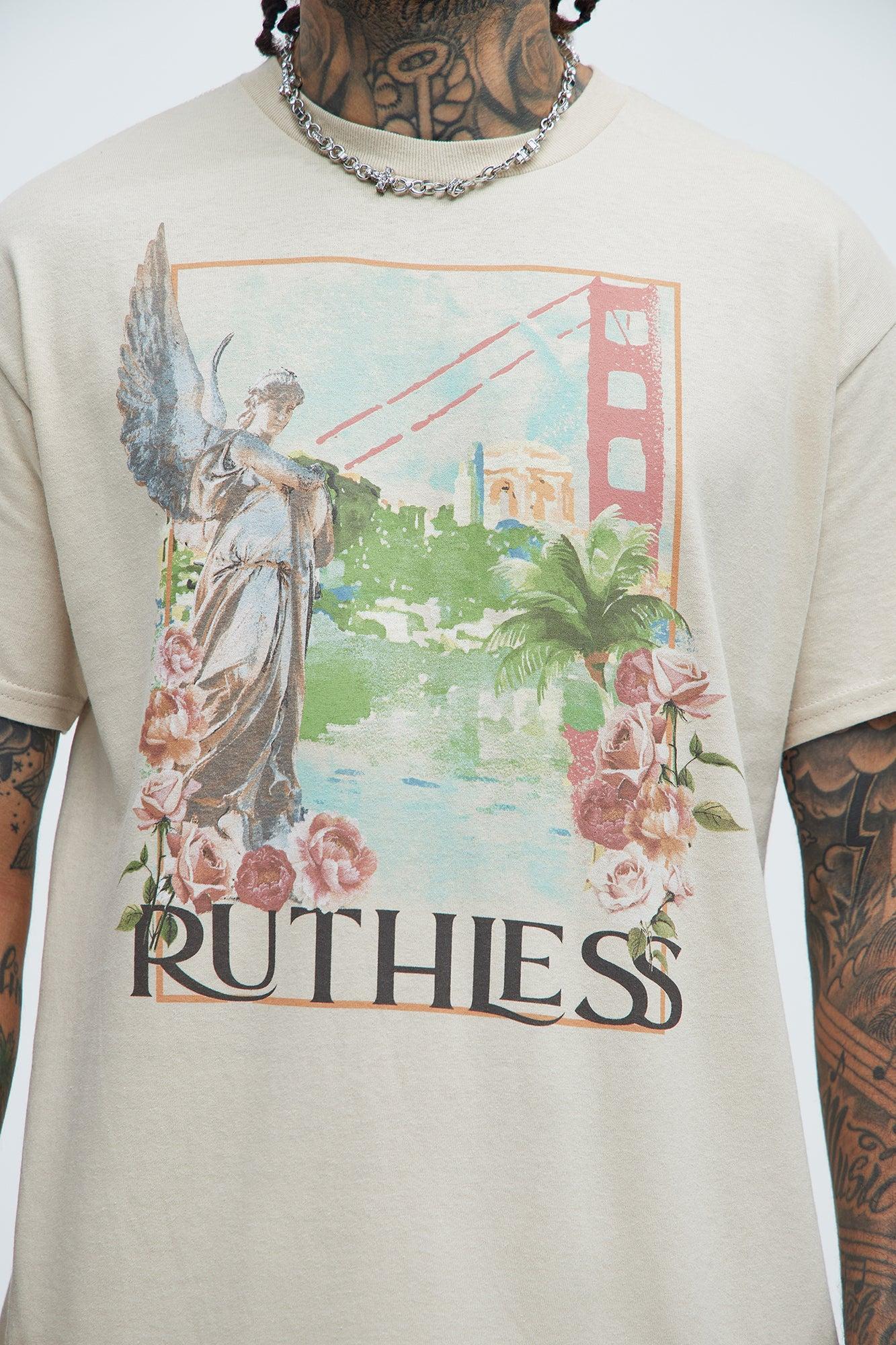 Ruthless In The City Short Sleeve Tee - Tan Product Image