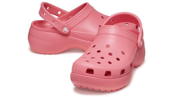 Crocs Classic Women's Platform Clogs, Size: 11, Black Product Image