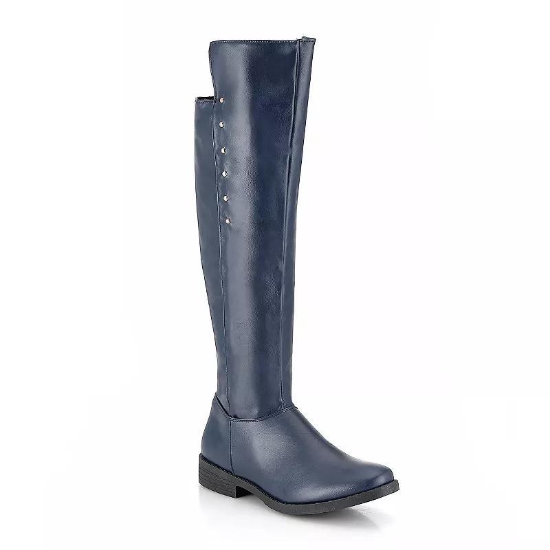 Henry Ferrera Bistro 100 Women's Tall Riding Boots, Size: 7.5, Blue Product Image