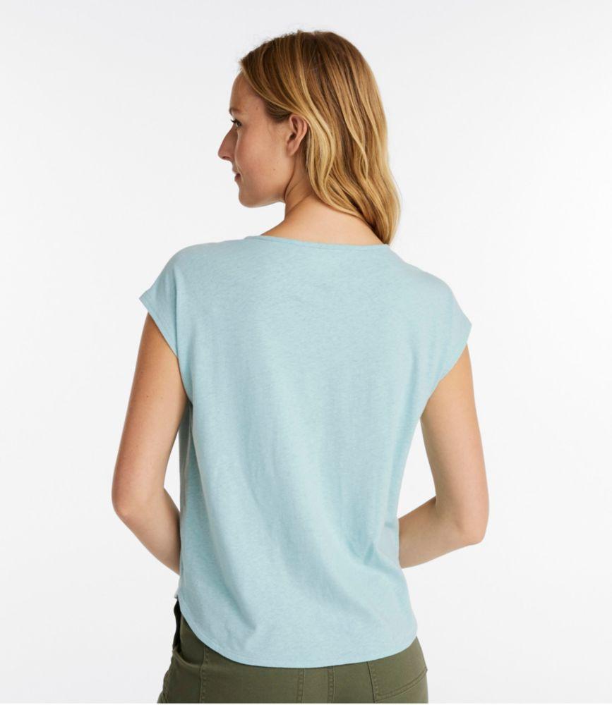 
                            
                                
                                    
                                
                            Women's Linen/Cotton Tee, Short-Sleeve Scoopneck
                         Product Image