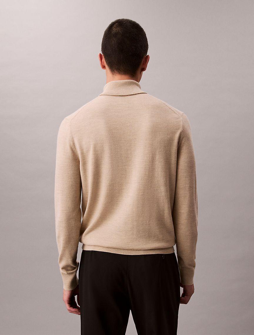 Extra Fine Merino Blend Turtleneck Sweater Product Image