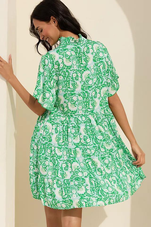 Ro's Garden Vibeka Short-Sleeve Mini Dress Product Image