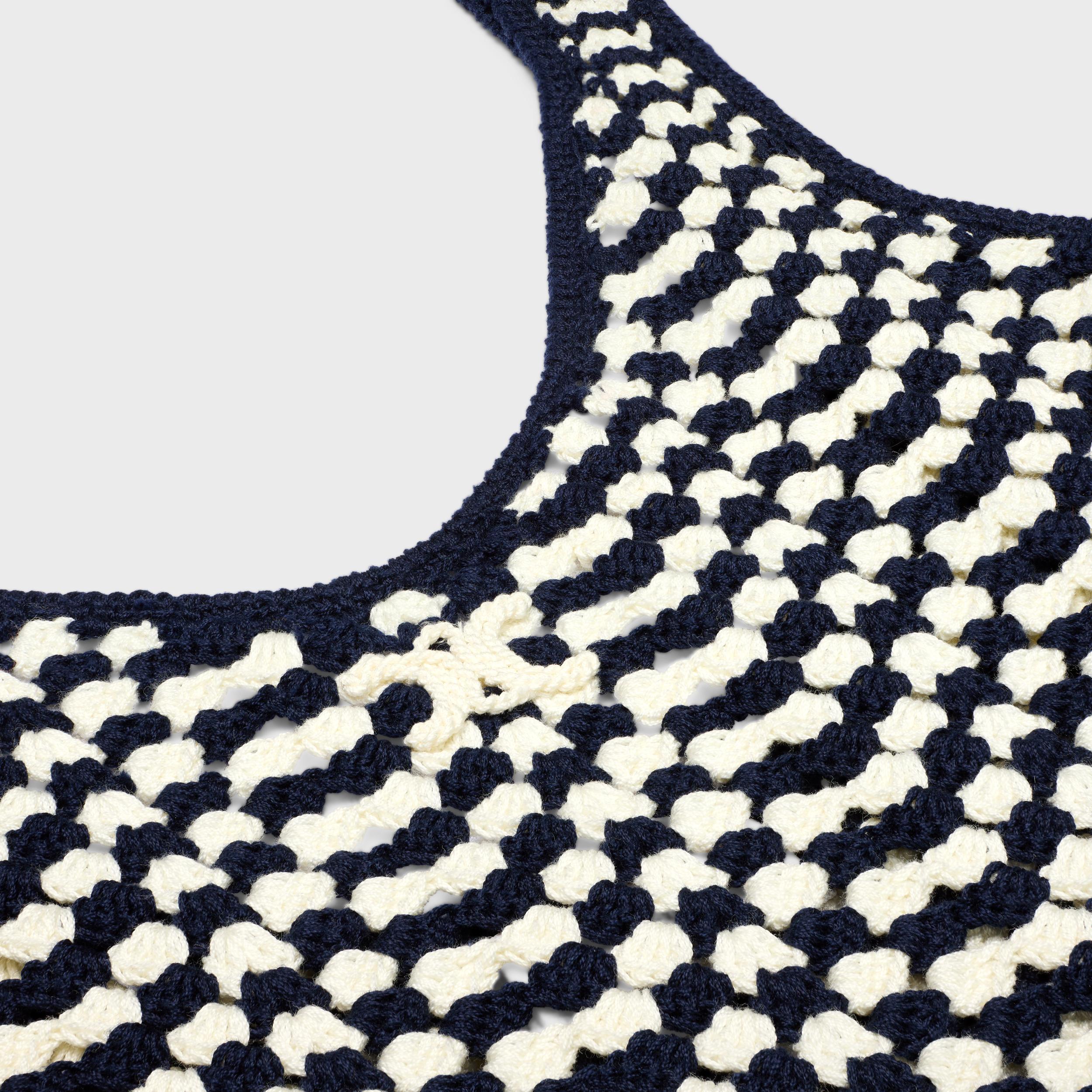 mini skater dress IN crochet cotton Product Image
