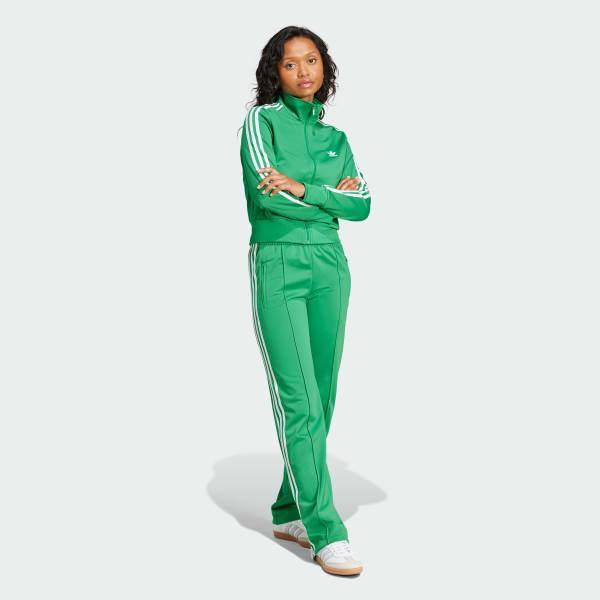 adidas Adicolor Classics Firebird Track Jacket Green XS Womens Product Image