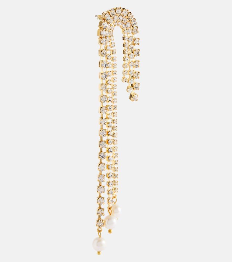 MAGDA BUTRYM Crystal-embellished Earrings In Gold Product Image