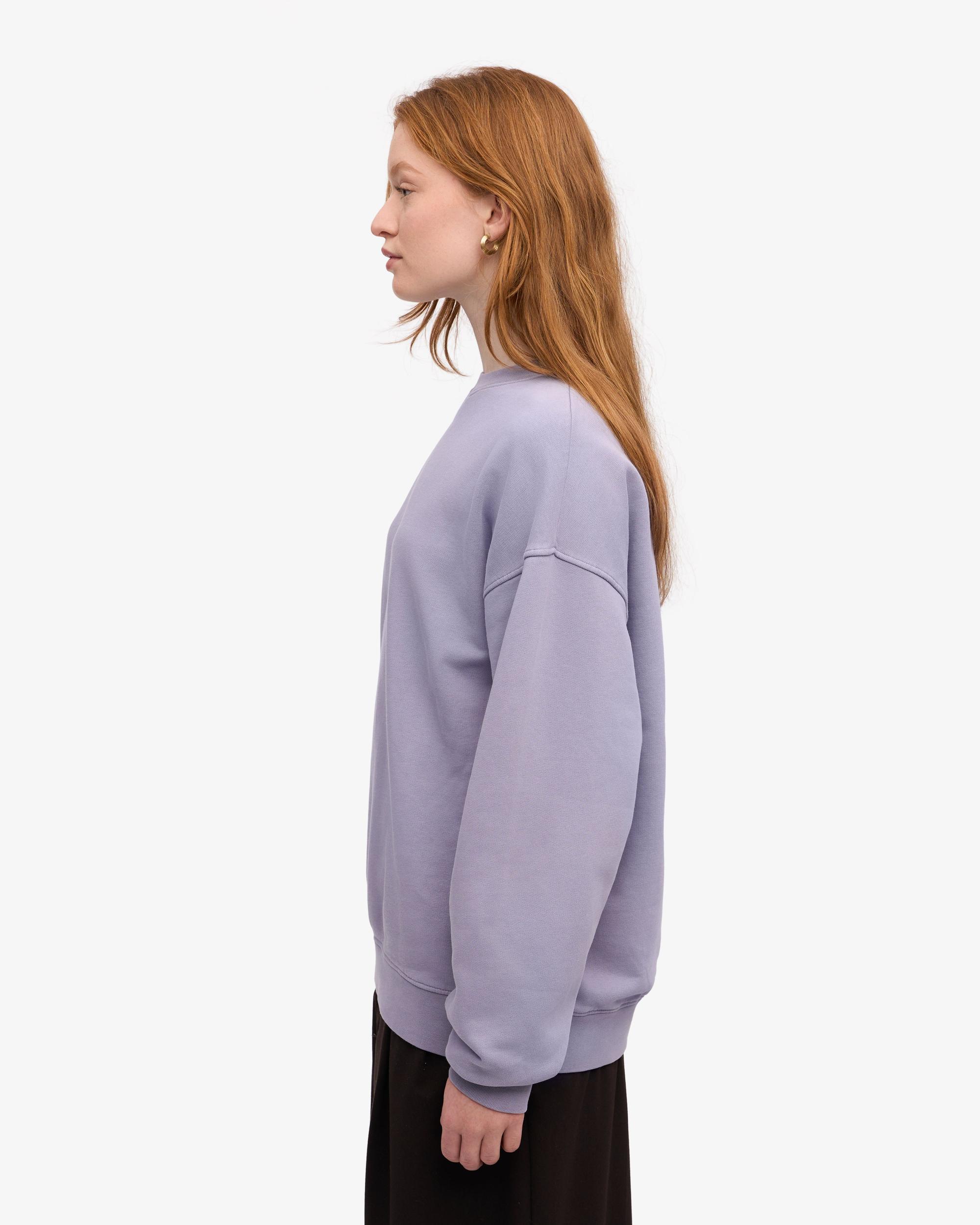 Organic Oversized Crew - Purple Jade Product Image