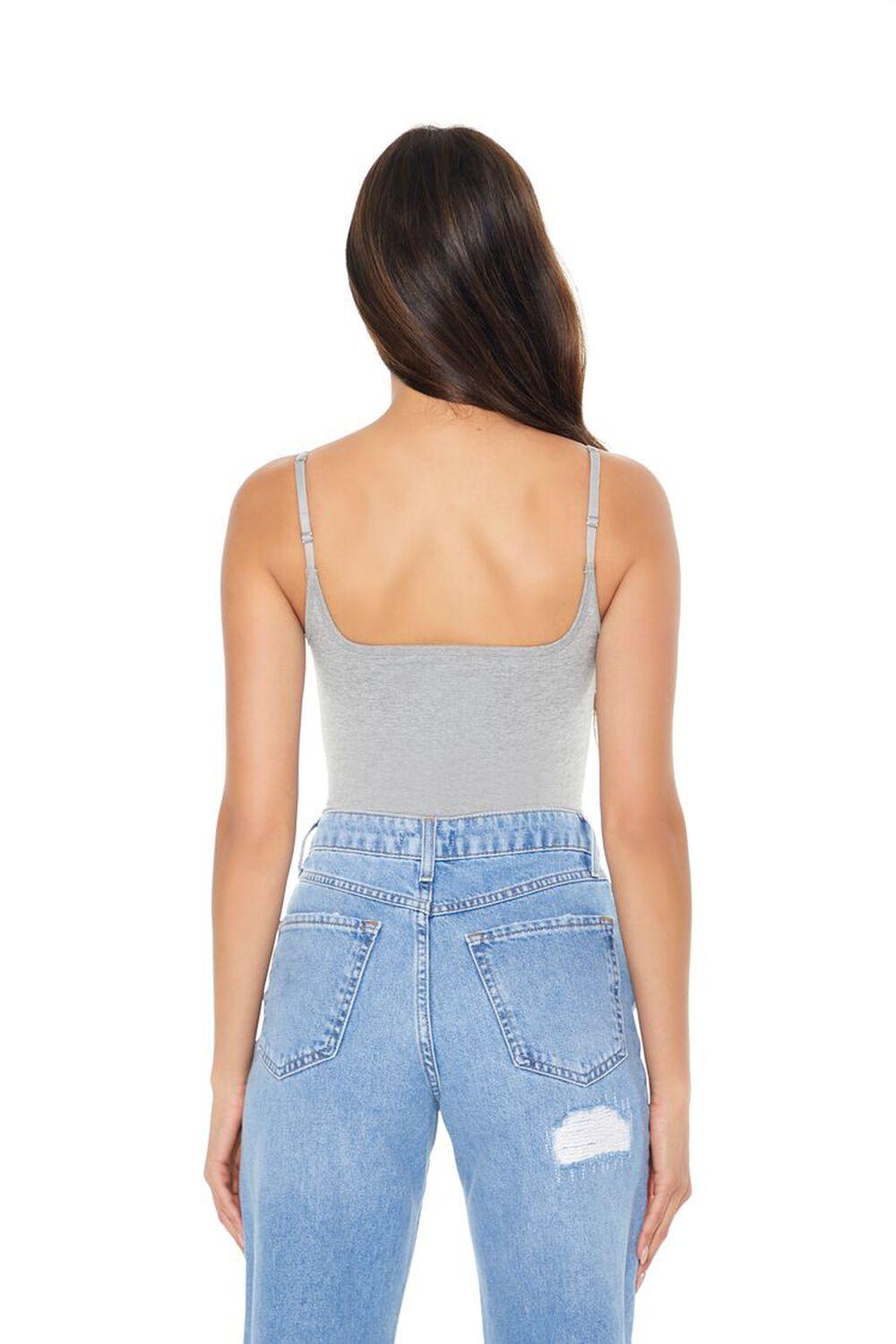 Seamless Heathered Cami Bodysuit | Forever 21 Product Image