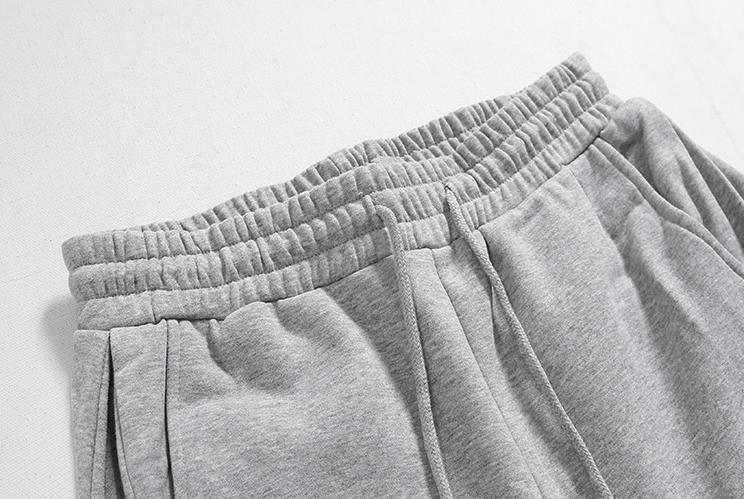 RT No. 6162 GRAY STRAIGHT WIDE BAGGY SWEATPANTS Product Image