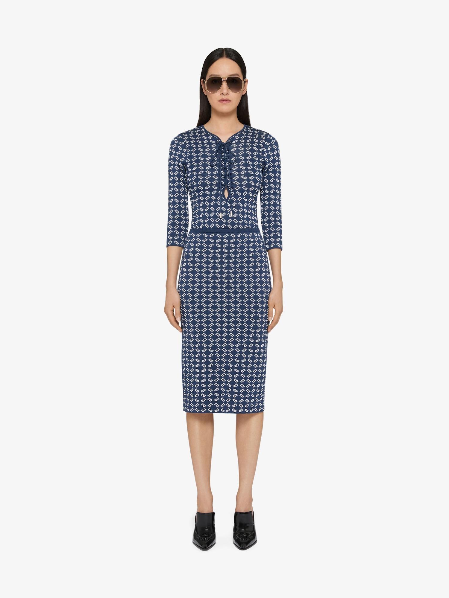 Skirt in monogram 72 jacquard Product Image
