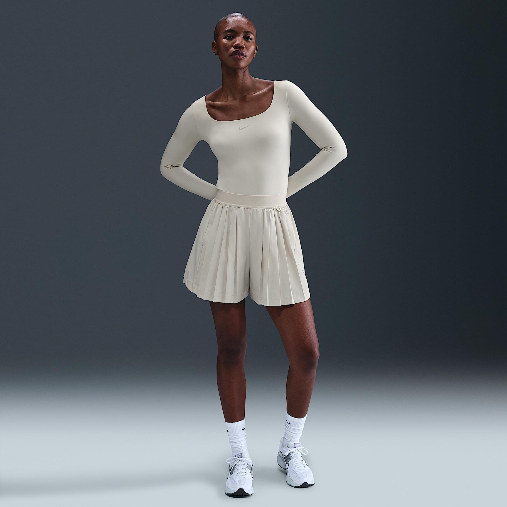 Nike 24.7 PerfectStretch Women's Dri-FIT High-Waisted Loose Pleated Shorts Product Image