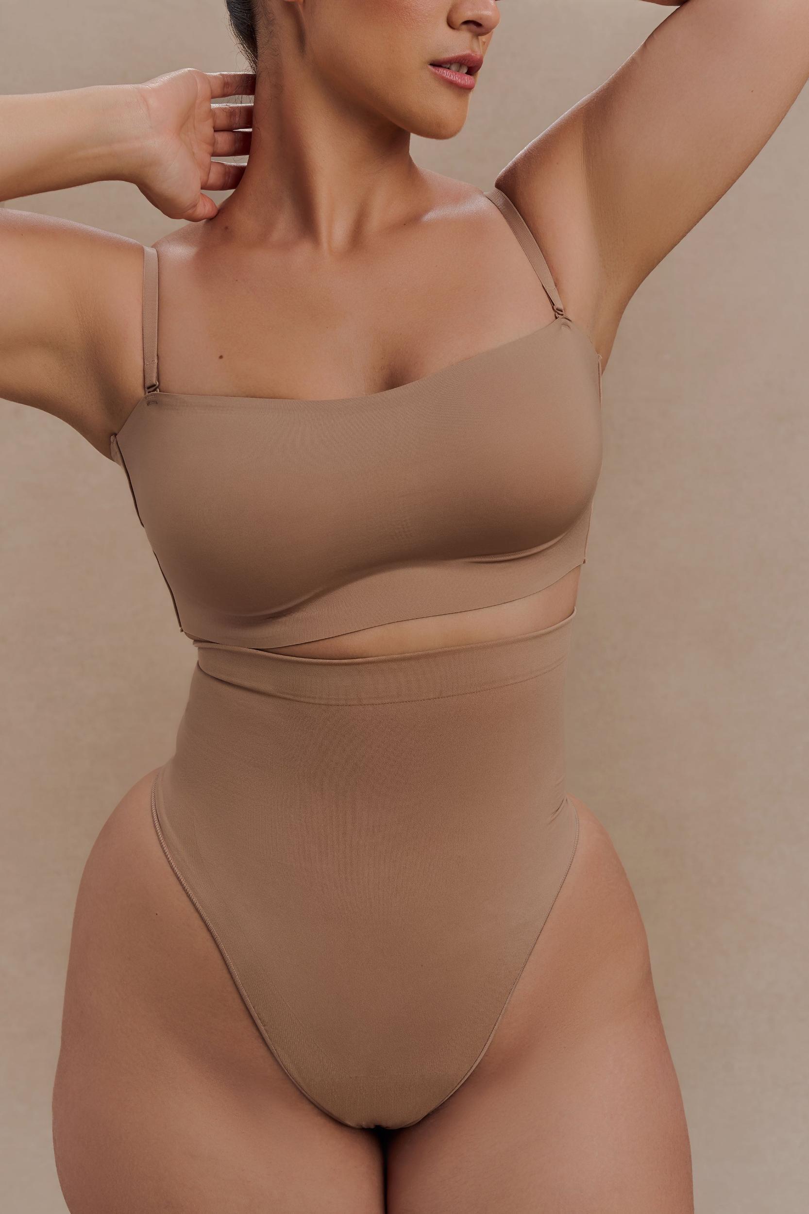Saria High Waist Shapewear Briefs - Latte Product Image