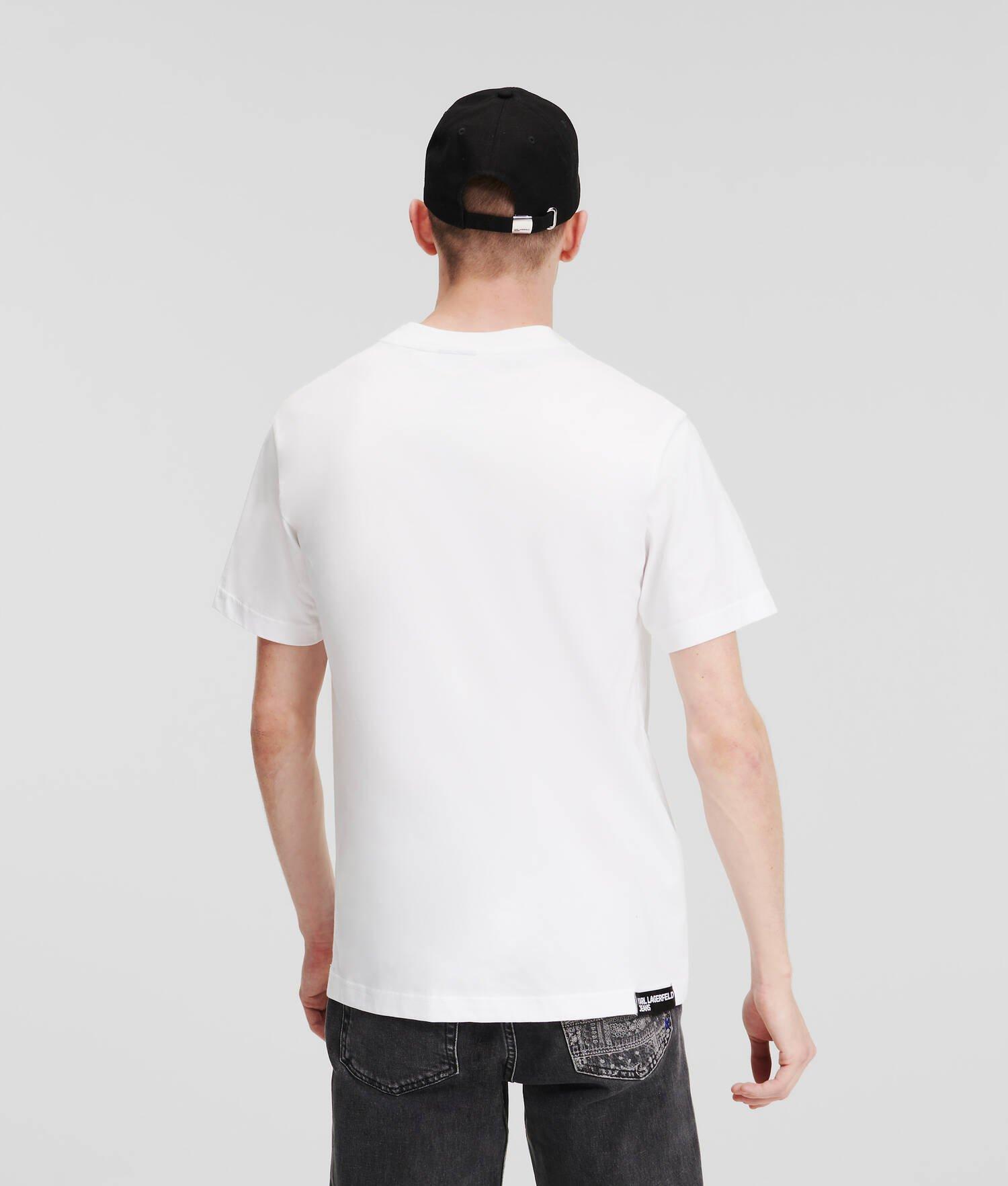 KLJ MONOGRAM STRIPE T-SHIRT Product Image