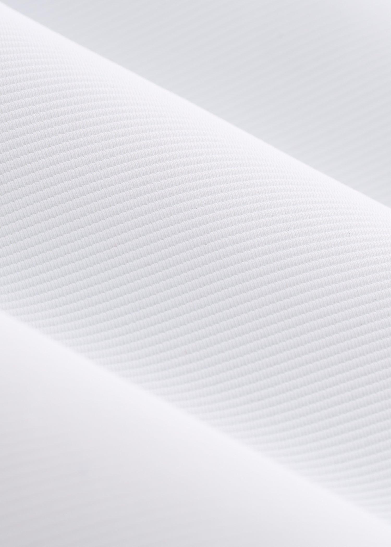Cropped Ribbed Tank Top for Tall Women in White Product Image