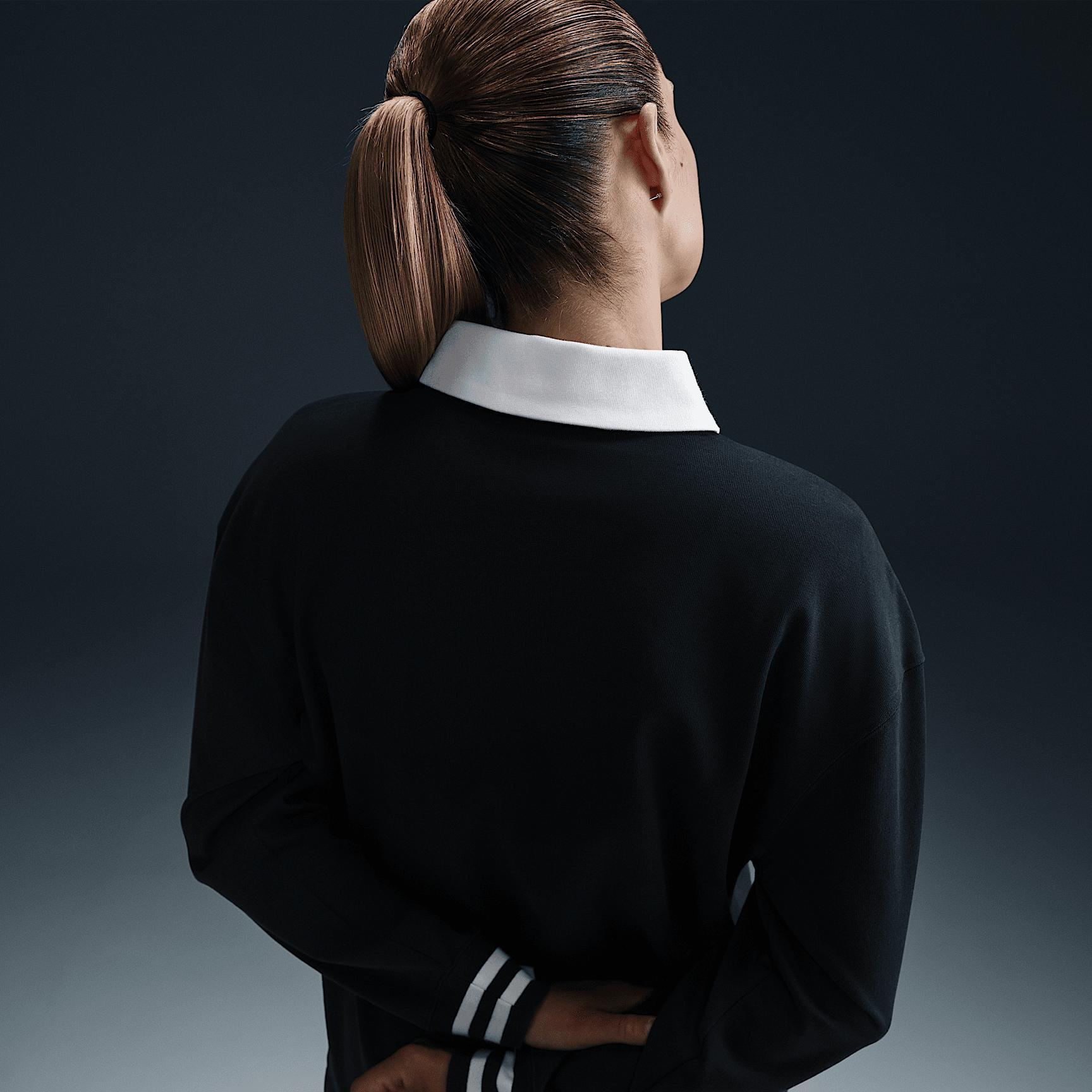 Nike Sportswear Essential Women's Oversized Long-Sleeve Polo Product Image