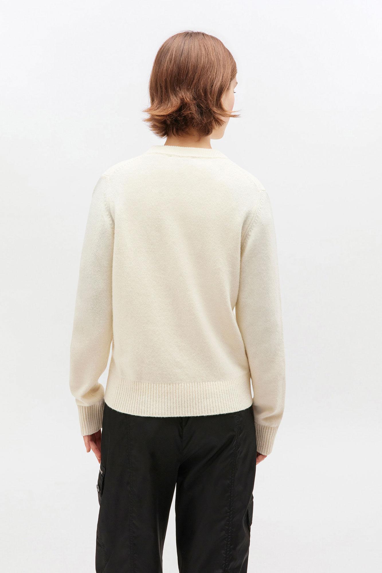 Ivory Puppy Wool Sweater Product Image