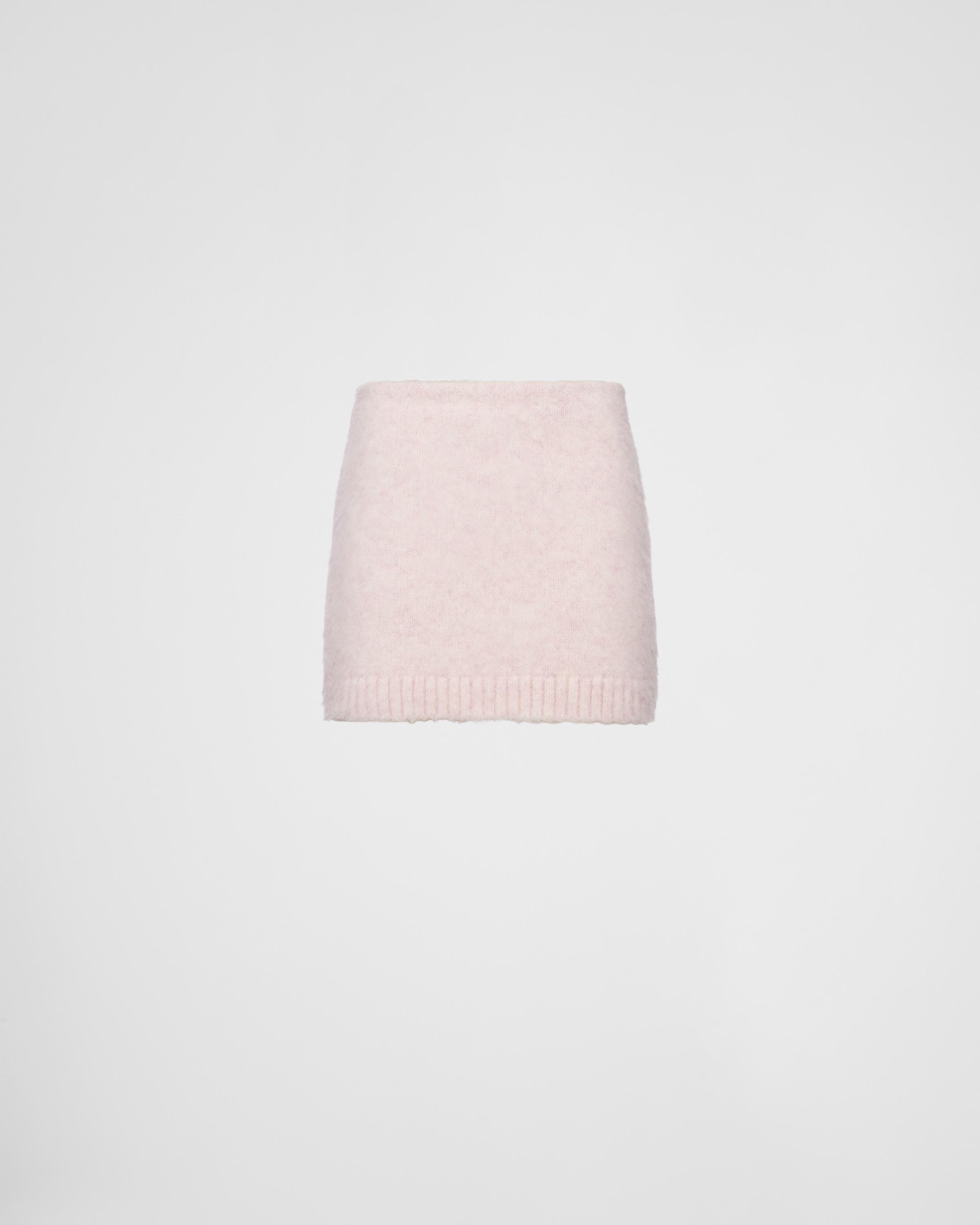 Shetland wool miniskirt Product Image