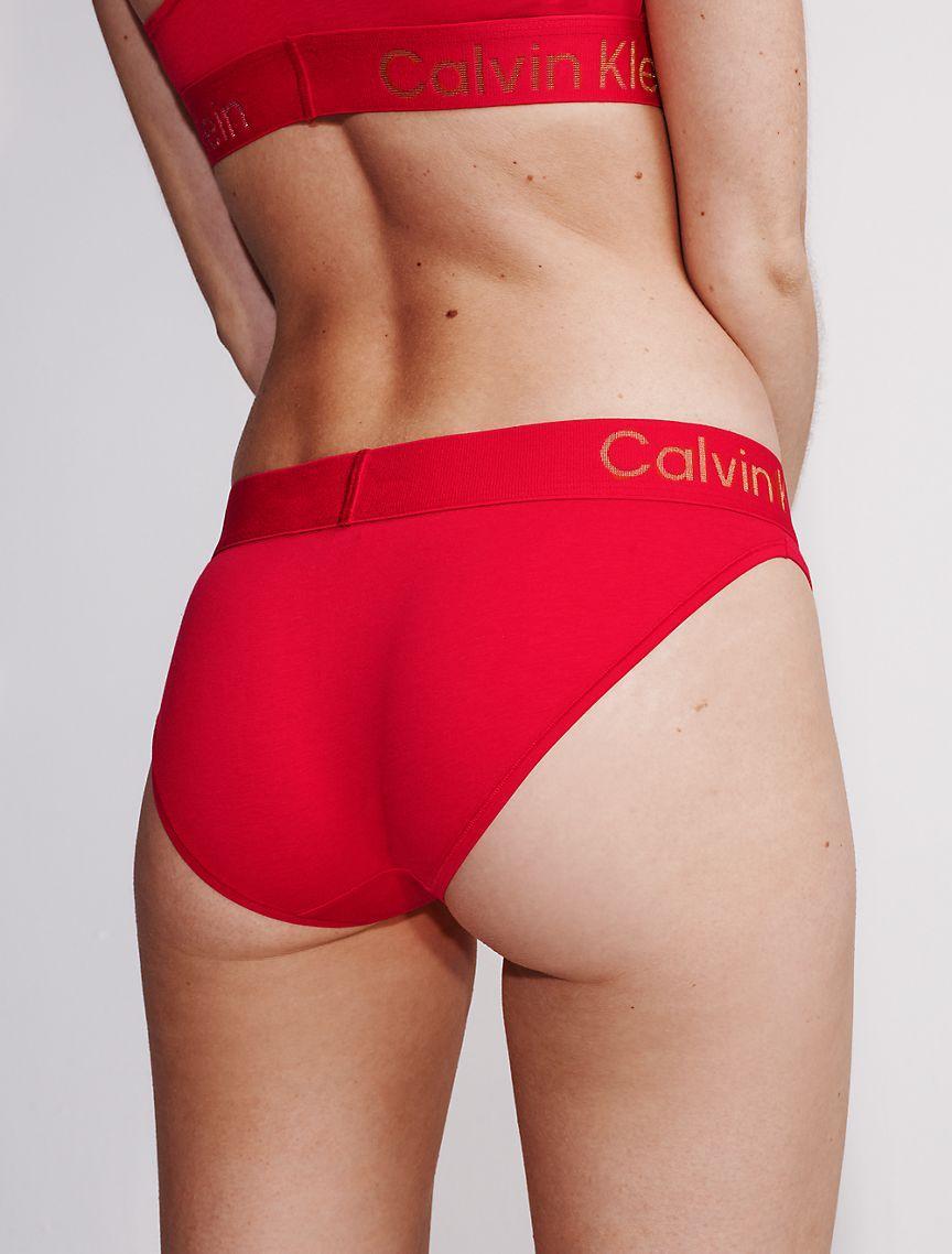 Calvin Klein Womens Icon Cotton Modal Bikini - Black - XS Product Image