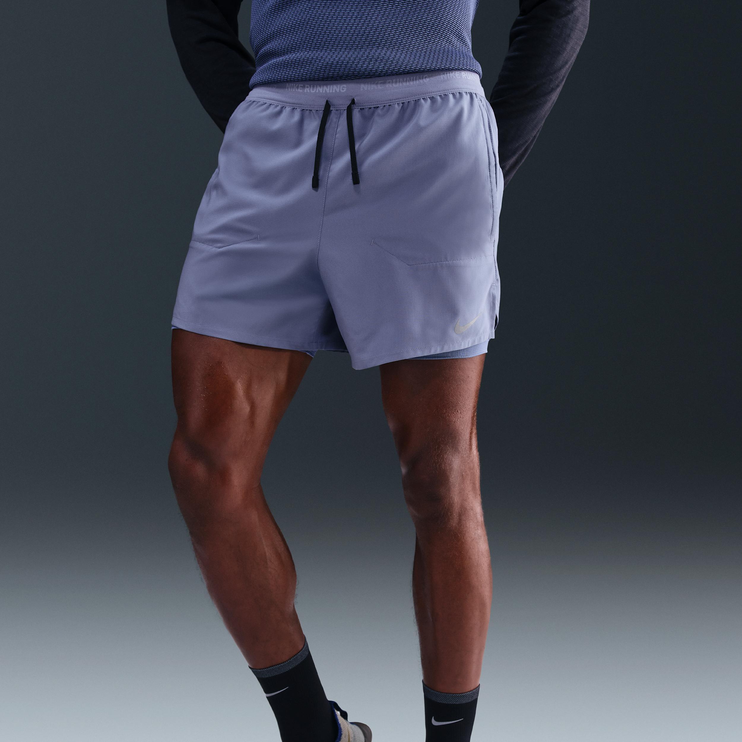 Nike Men's Stride Dri-FIT 5" 2-in-1 Running Shorts Product Image