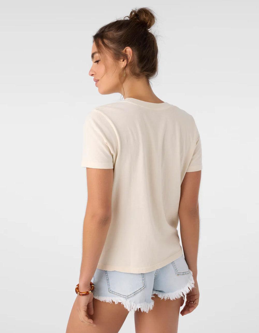 O'NEILL Moonbloom Womens Boy Tee - IVORY Product Image