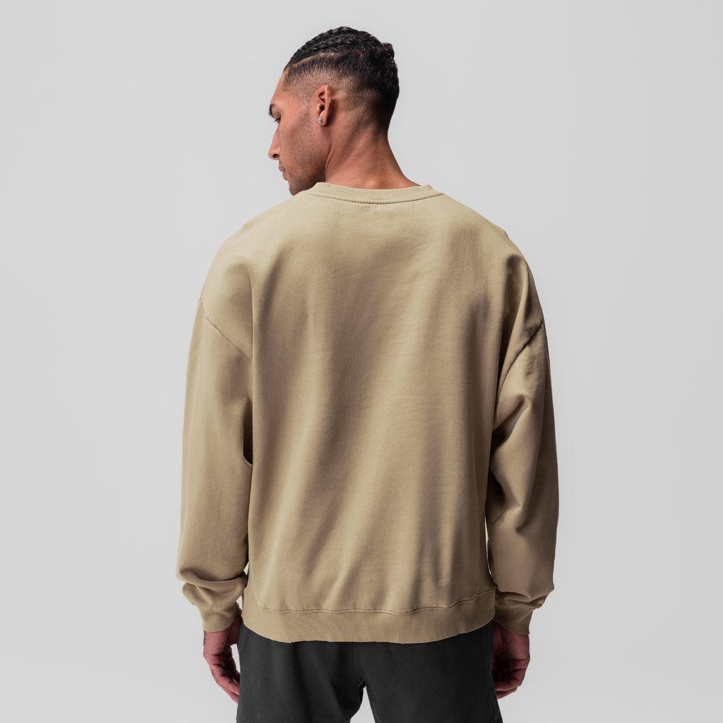 0861. Tech Essential™ Distressed Crewneck - Khaki Product Image