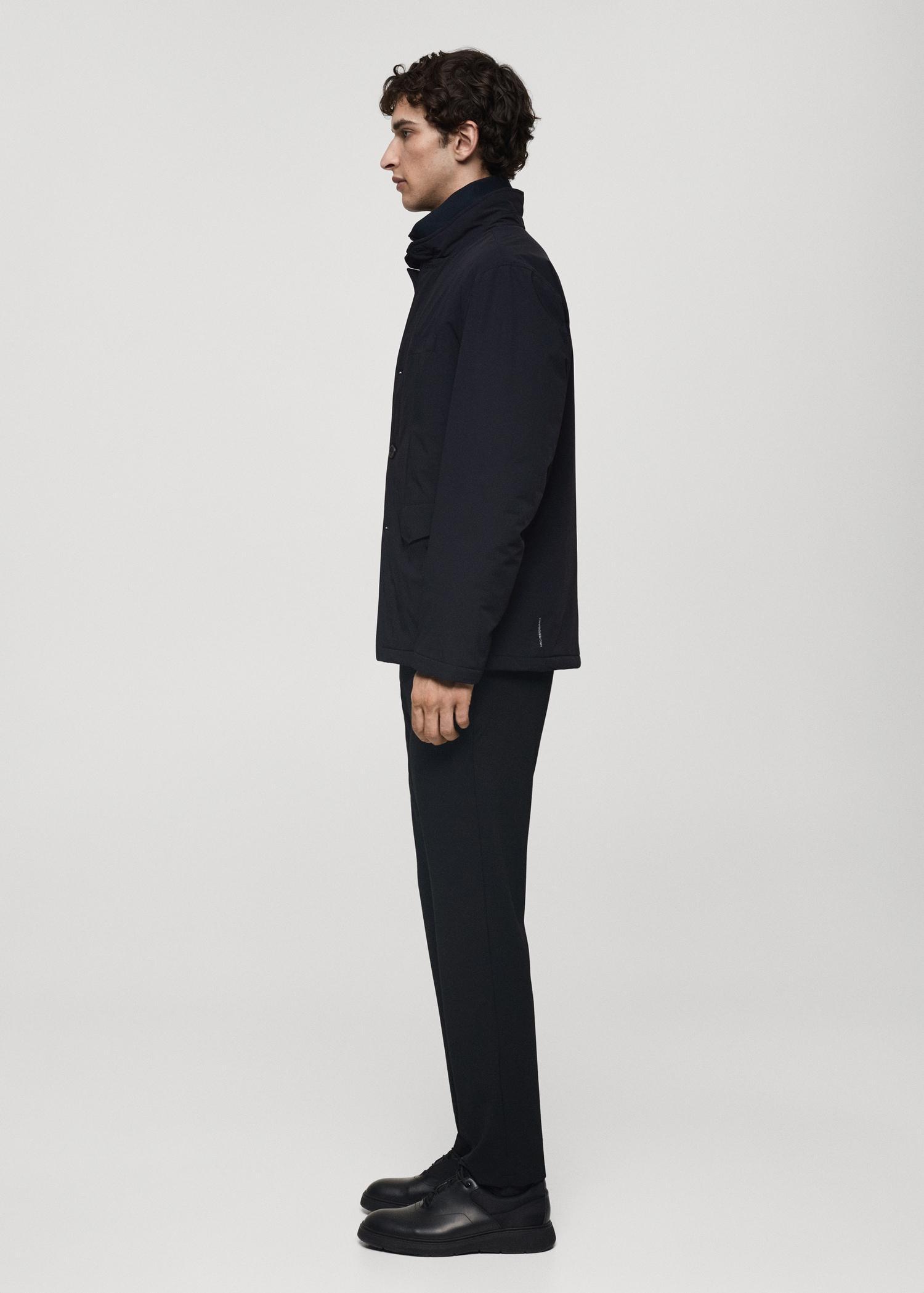 Waterproof jacket with Thermore® padding - Men | MANGO USA Product Image