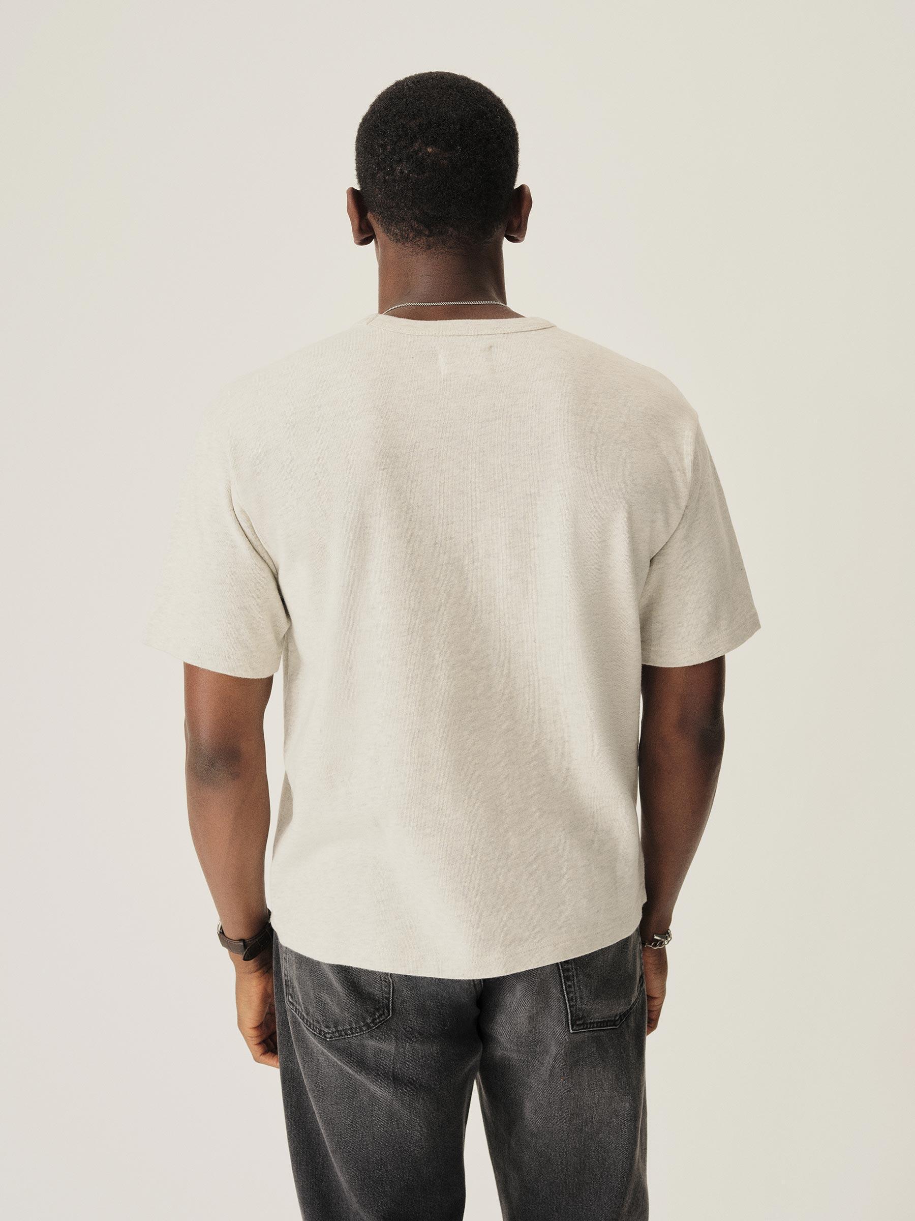 Heather Oat Field-Spec 90S Boxy Heavy Tee Product Image