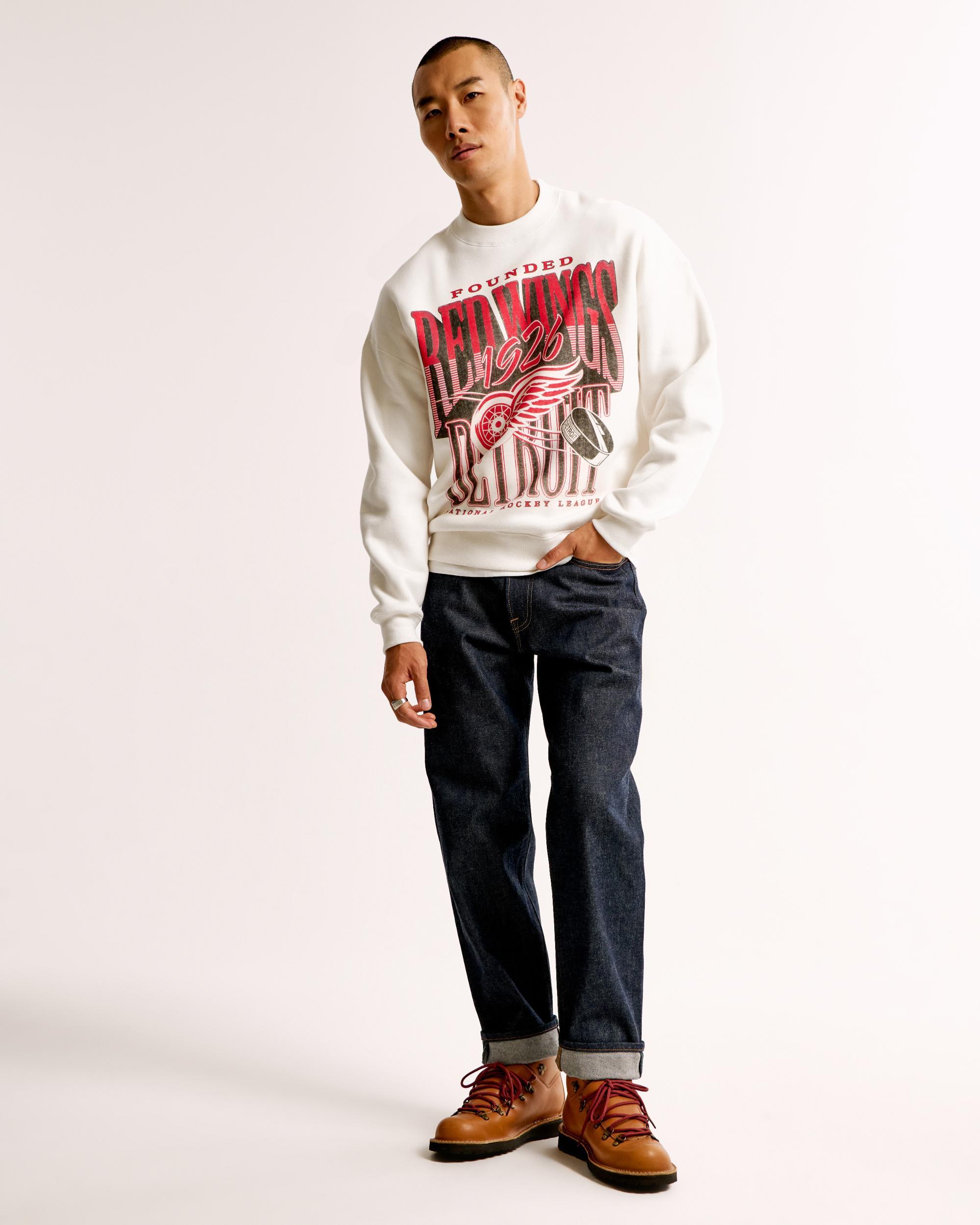New York Rangers Graphic Crew Sweatshirt Product Image