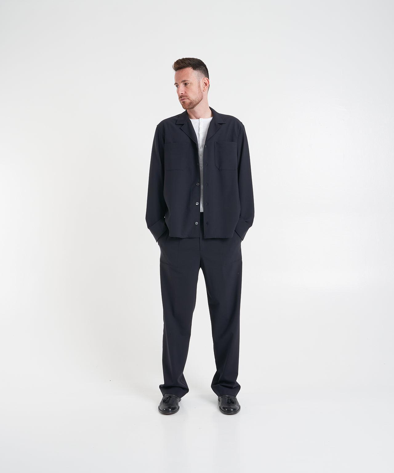 Virgin wool blend overshirt Product Image
