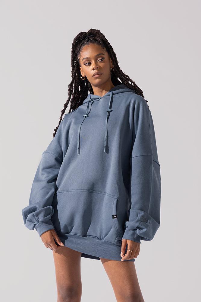 Long Cloud Hoodie - Deep Plum Product Image