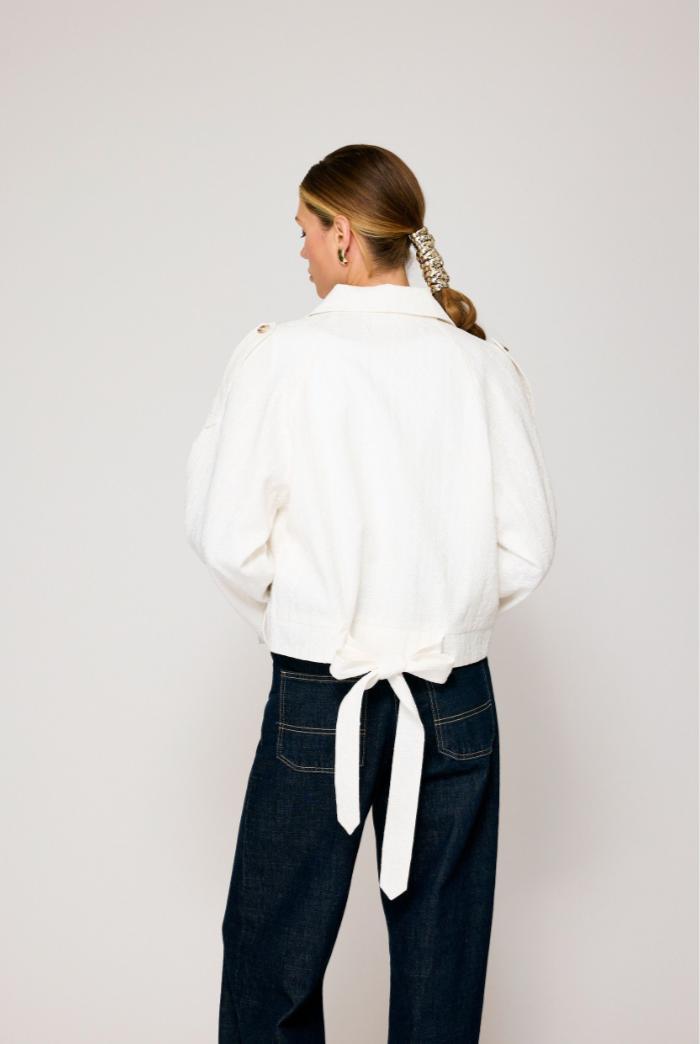 Bendetta Crop Trench Jacket Product Image