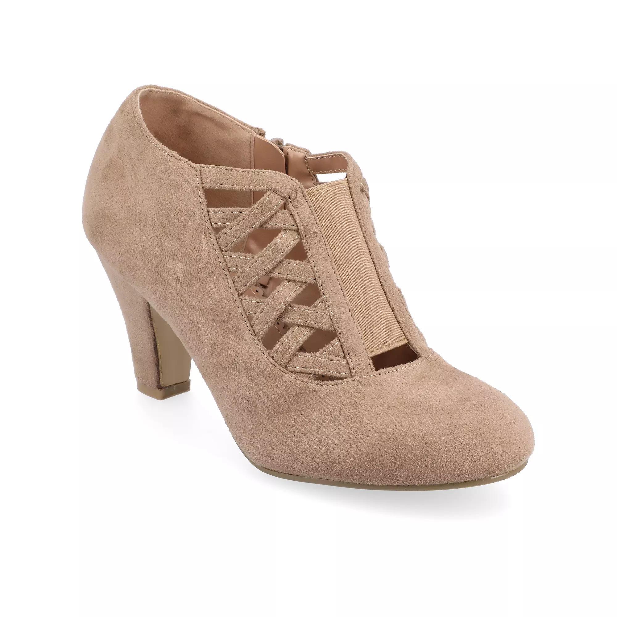 Journee Piper Womens Ankle Pumps, Girls Brown Product Image