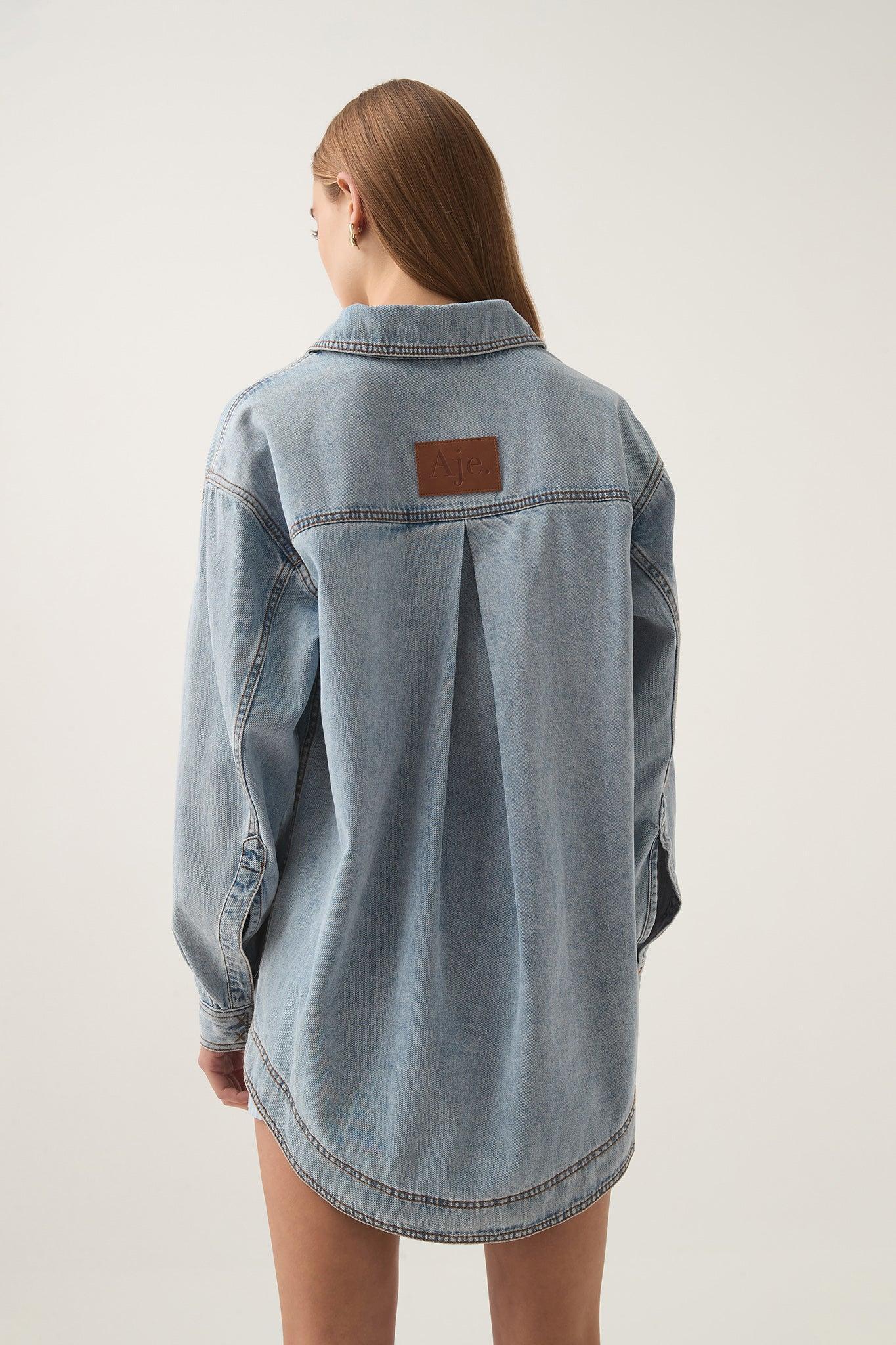 Ray Longline Denim Shirt Product Image