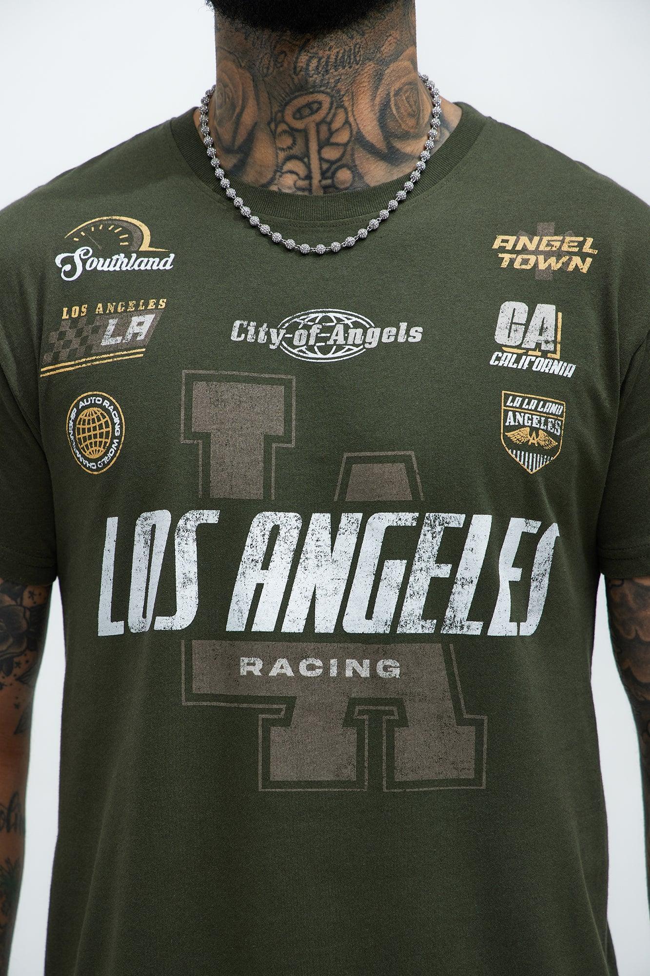 LA Racing Short Sleeve Tee - Dark Olive Product Image