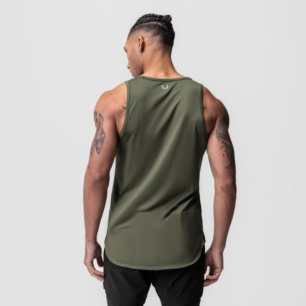 0830. AeroSilver® Tank Top - Olive Product Image