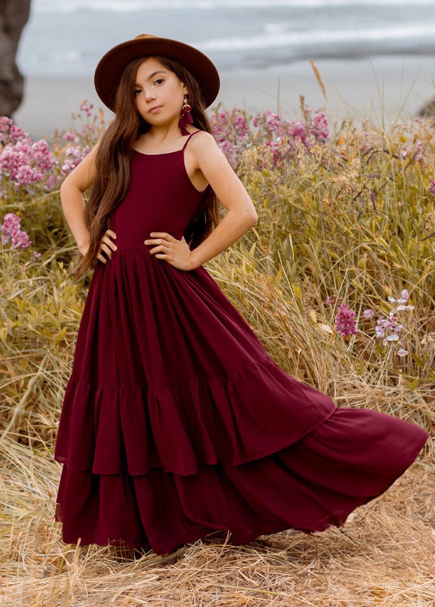 Catrin Dress in Brick Girls Product Image