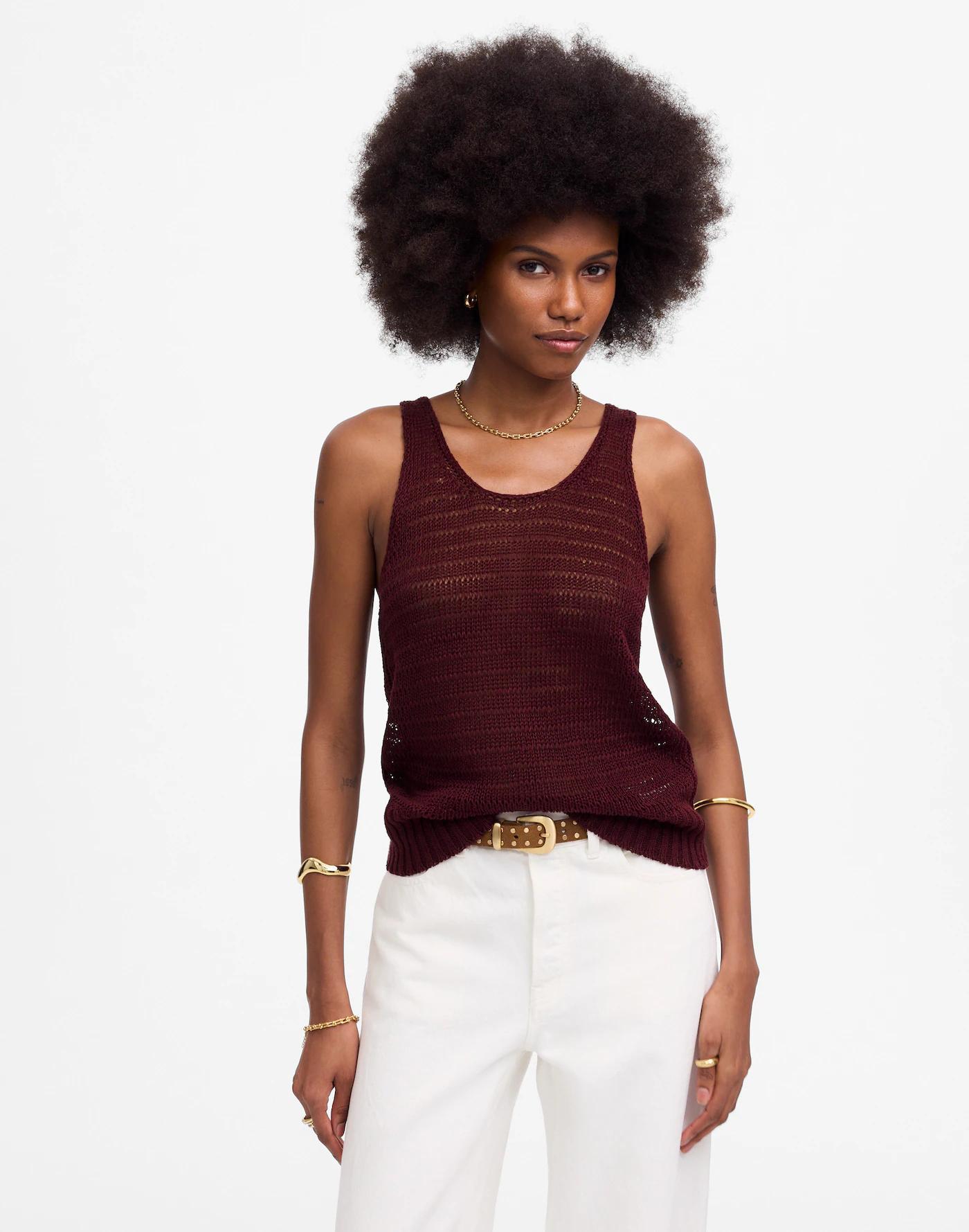 Linen Sweater Tank Product Image