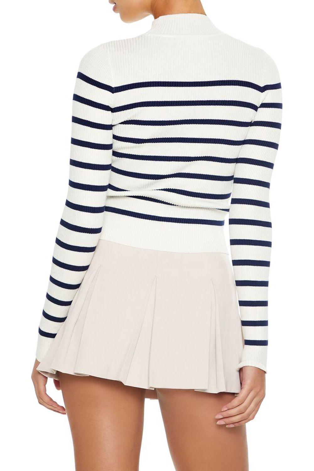 Striped Mock Neck Sweater | Forever 21 Product Image