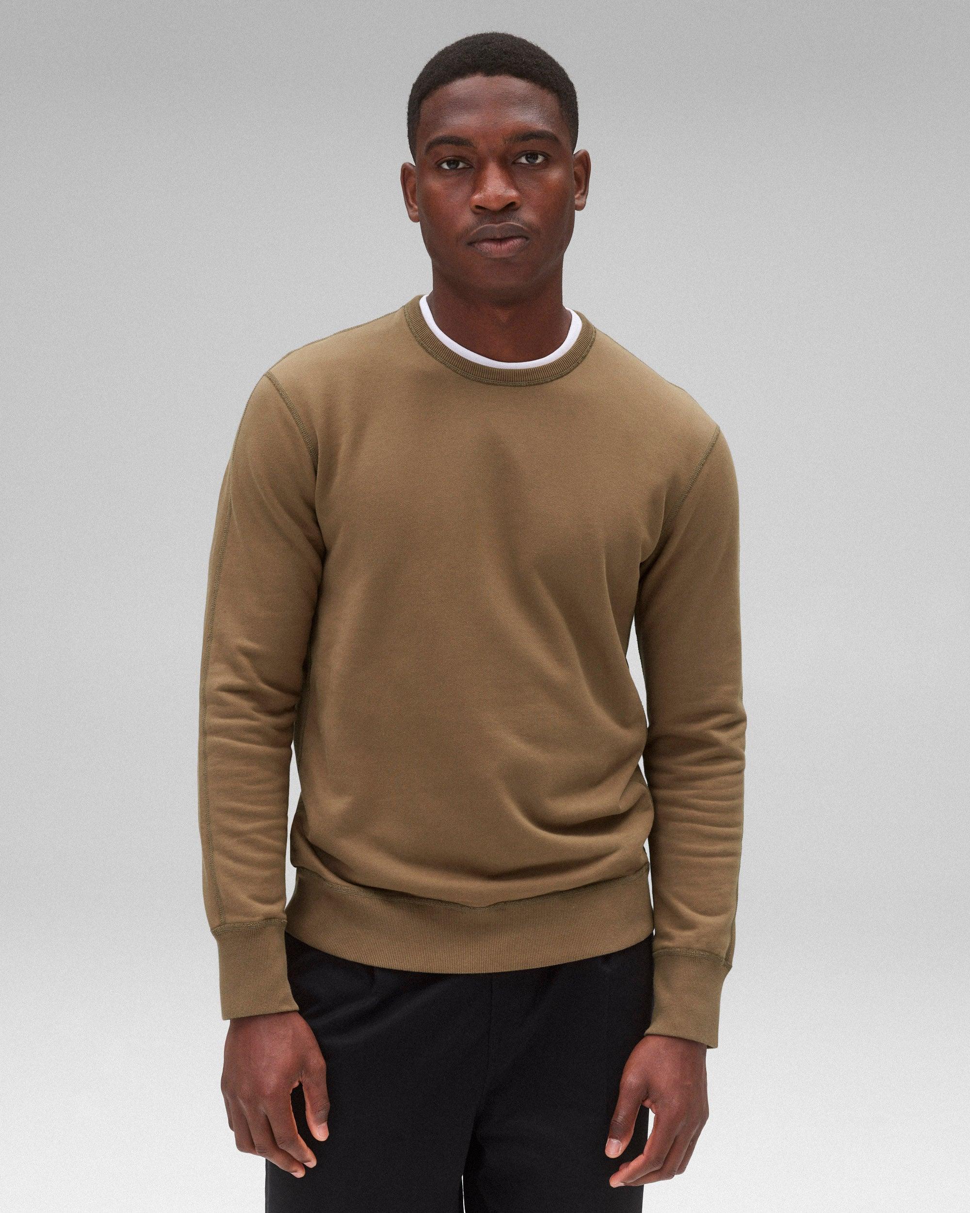 Midweight Terry Slim Crewneck Male Product Image