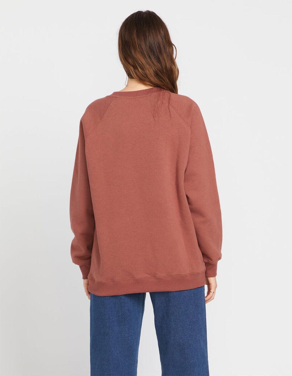 VOLCOM Stone Magic Womens Boyfriend Crewneck Sweatshirt Product Image