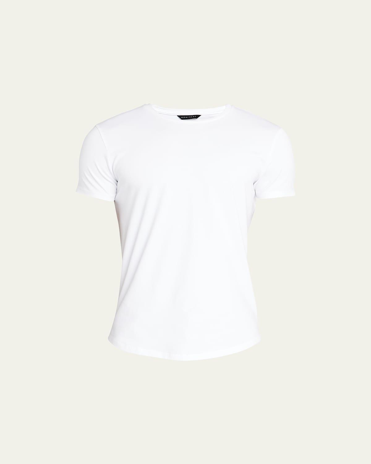 Monfrere Blanc Short Sleeve Stretch Crewneck Tee Product Image