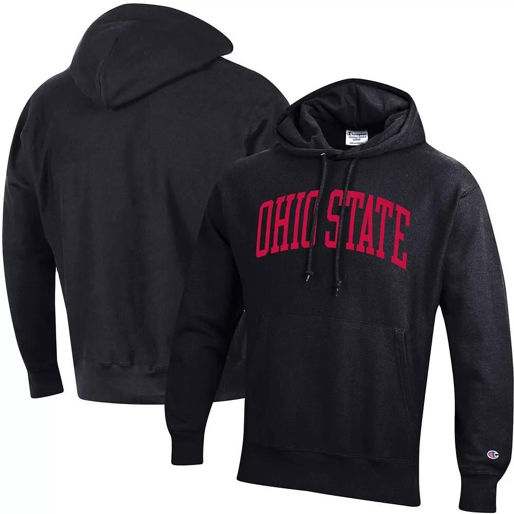 Men's Champion Black Missouri Tigers Team Arch Reverse Weave Pullover Hoodie, Size: Medium Product Image