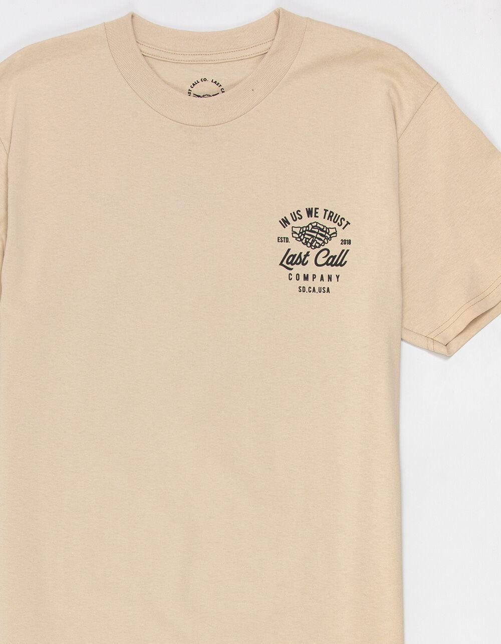 LAST CALL CO. Trust Badge Mens Tee - SAND Product Image