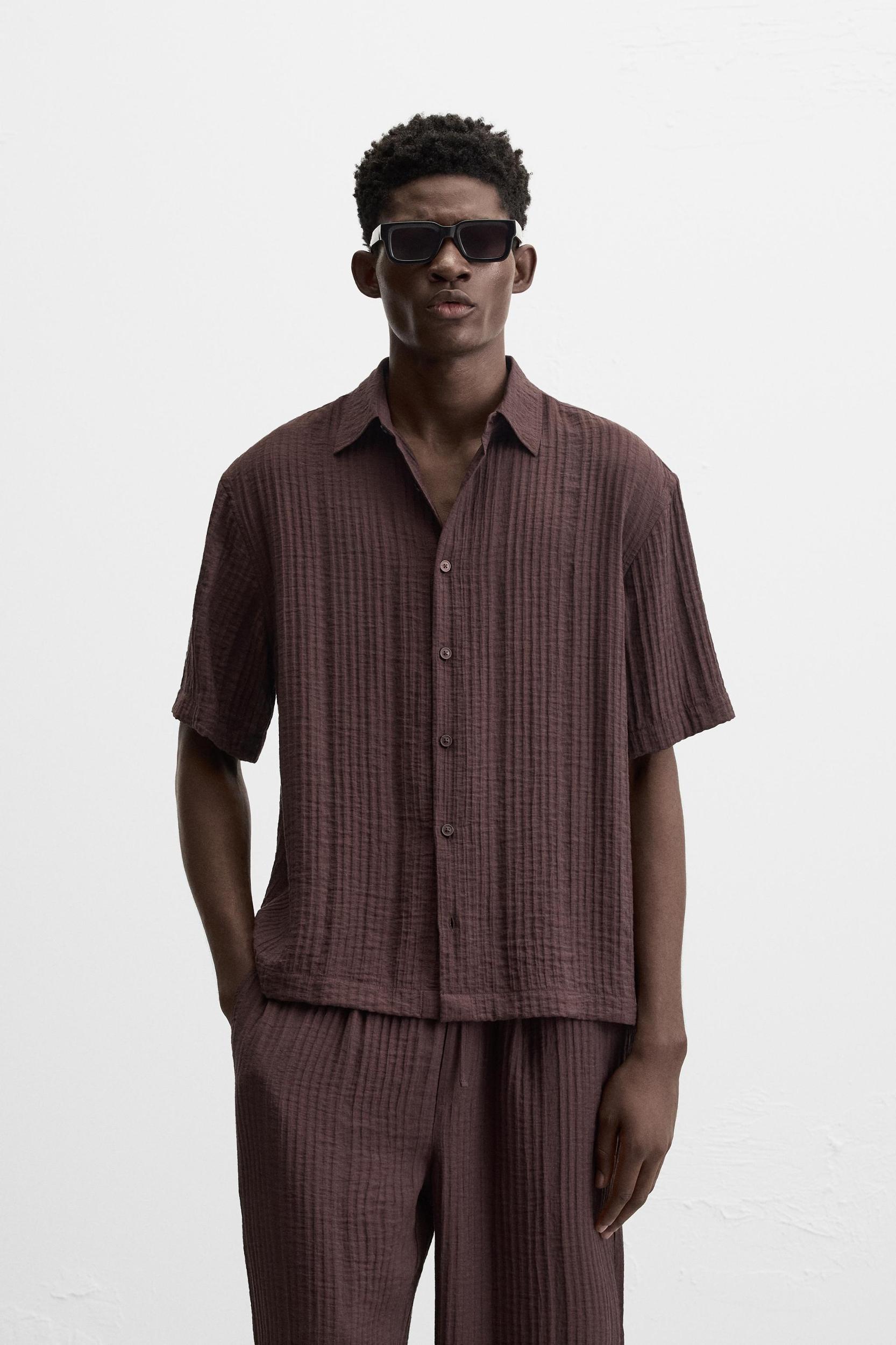 STRIPED JACQUARD SHIRT Product Image