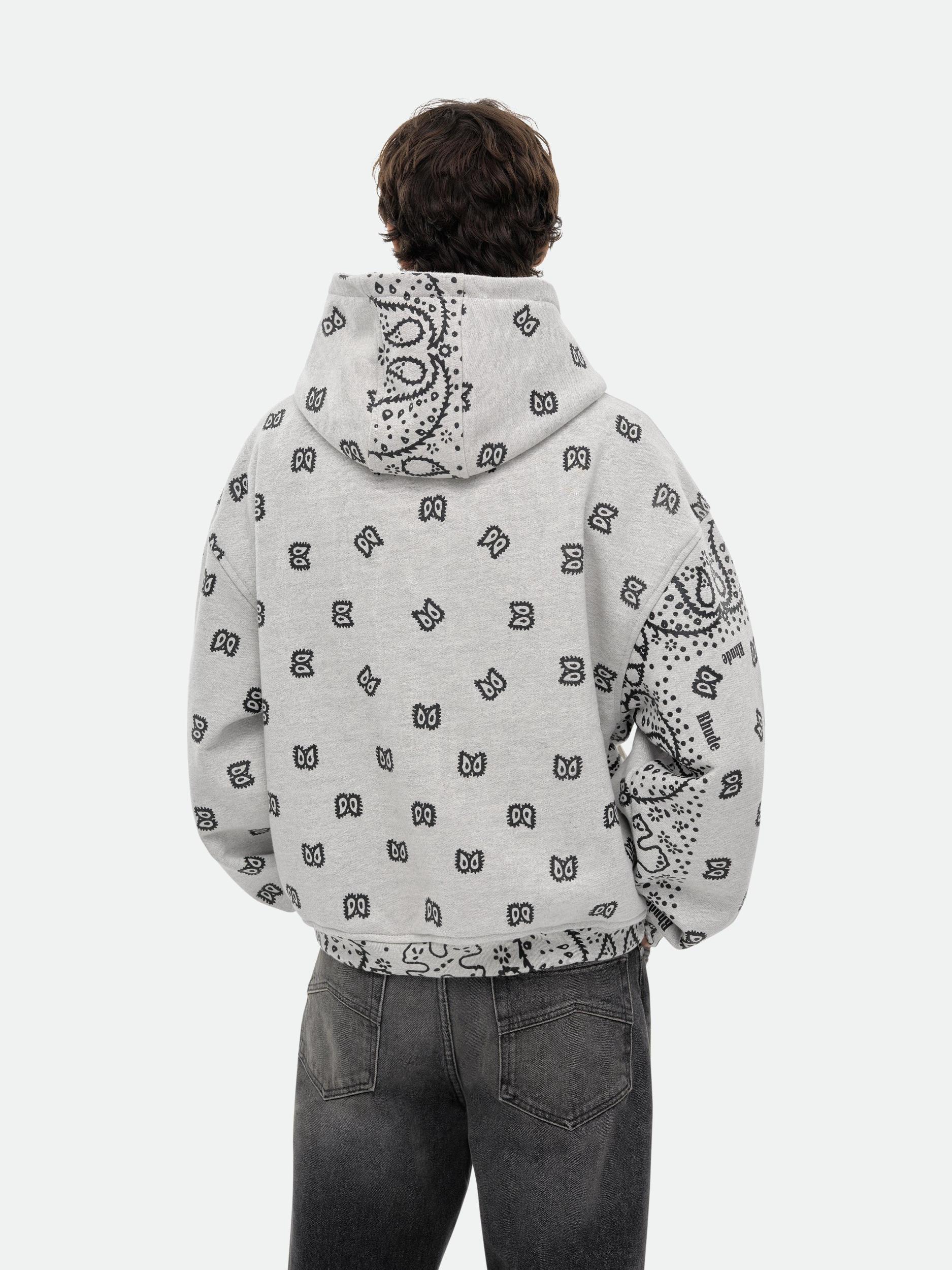 BANDANA PRINT HOODIE Male Product Image