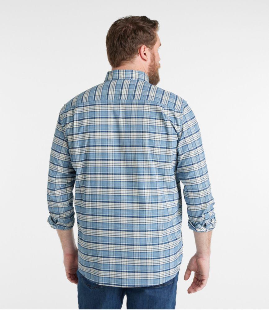 
                            Men's Comfort Stretch® Oxford Shirt, Traditional Untucked Fit, Plaid
                         Product Image