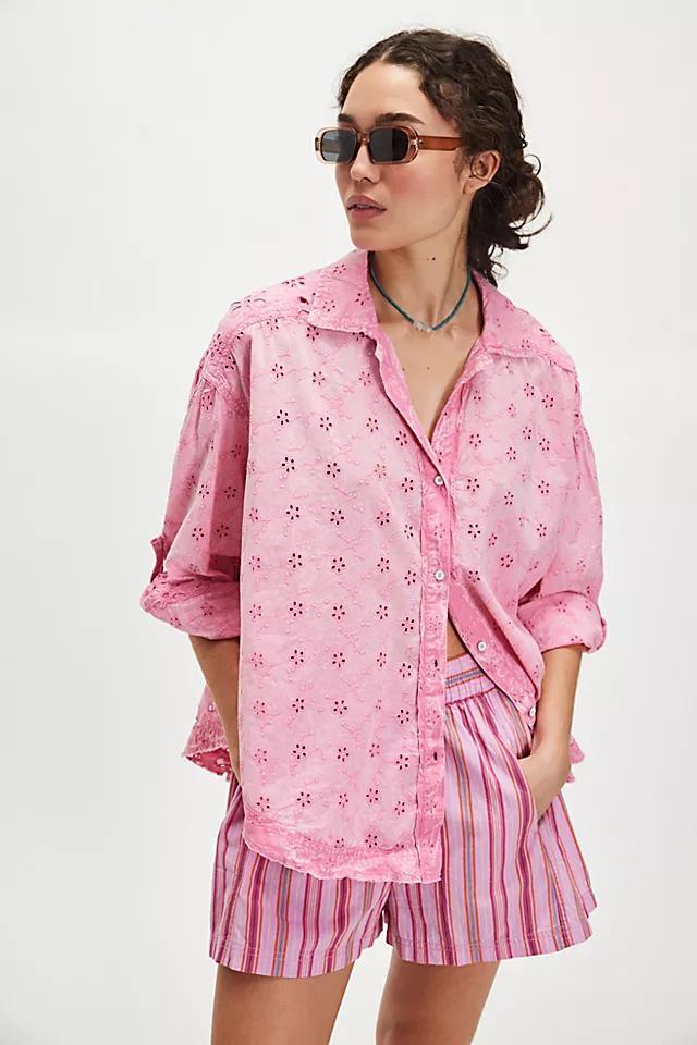We The Free Mae Washed Eyelet Shirt Product Image